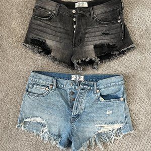 We The Free Free People Jean Shorts - Size 27 - New Without Tags